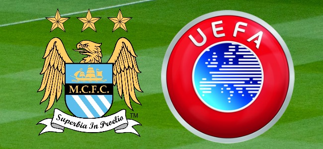 Man City and UEFA Logo