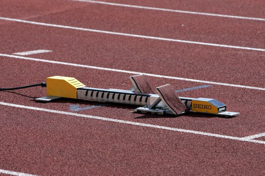 Athletics track blocks