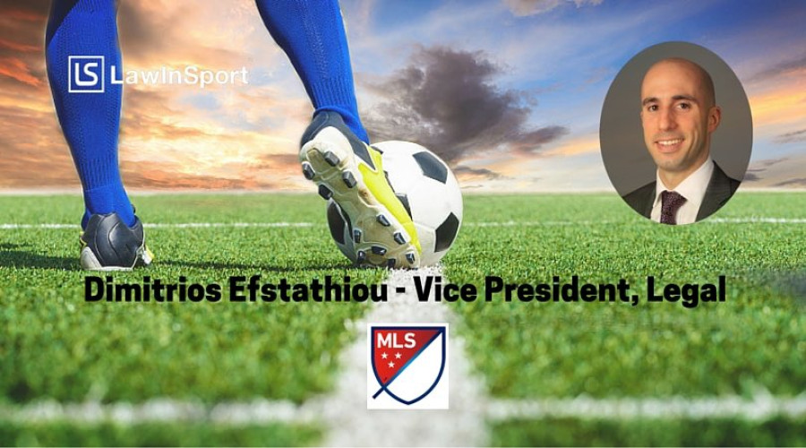 Title image - Dimitrios Efstathiou, Vice President, Legal at Major League Soccer