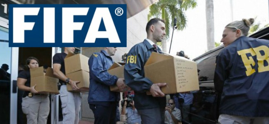 FIFA Logo and FBI Agents