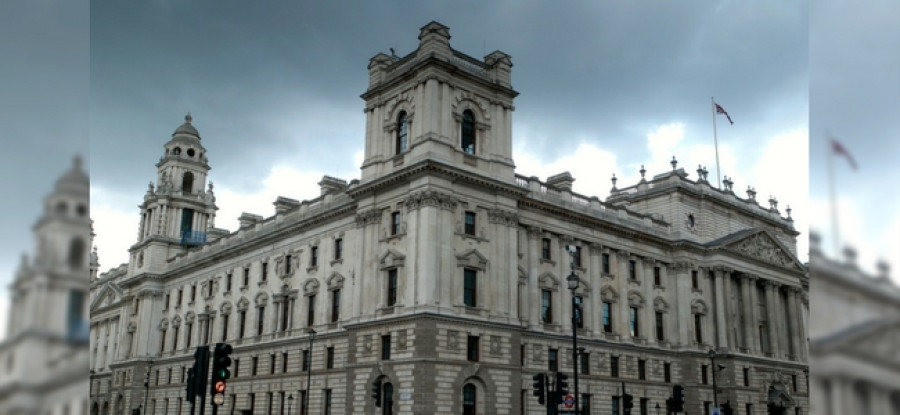 HMRC Building on a cloudy day