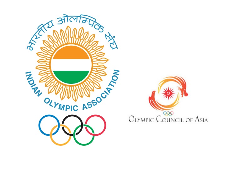 Indian Olympic Association and Olympic Council of Asia Logos