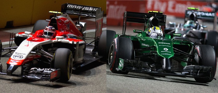 Marussia and Caterham F1 Cars