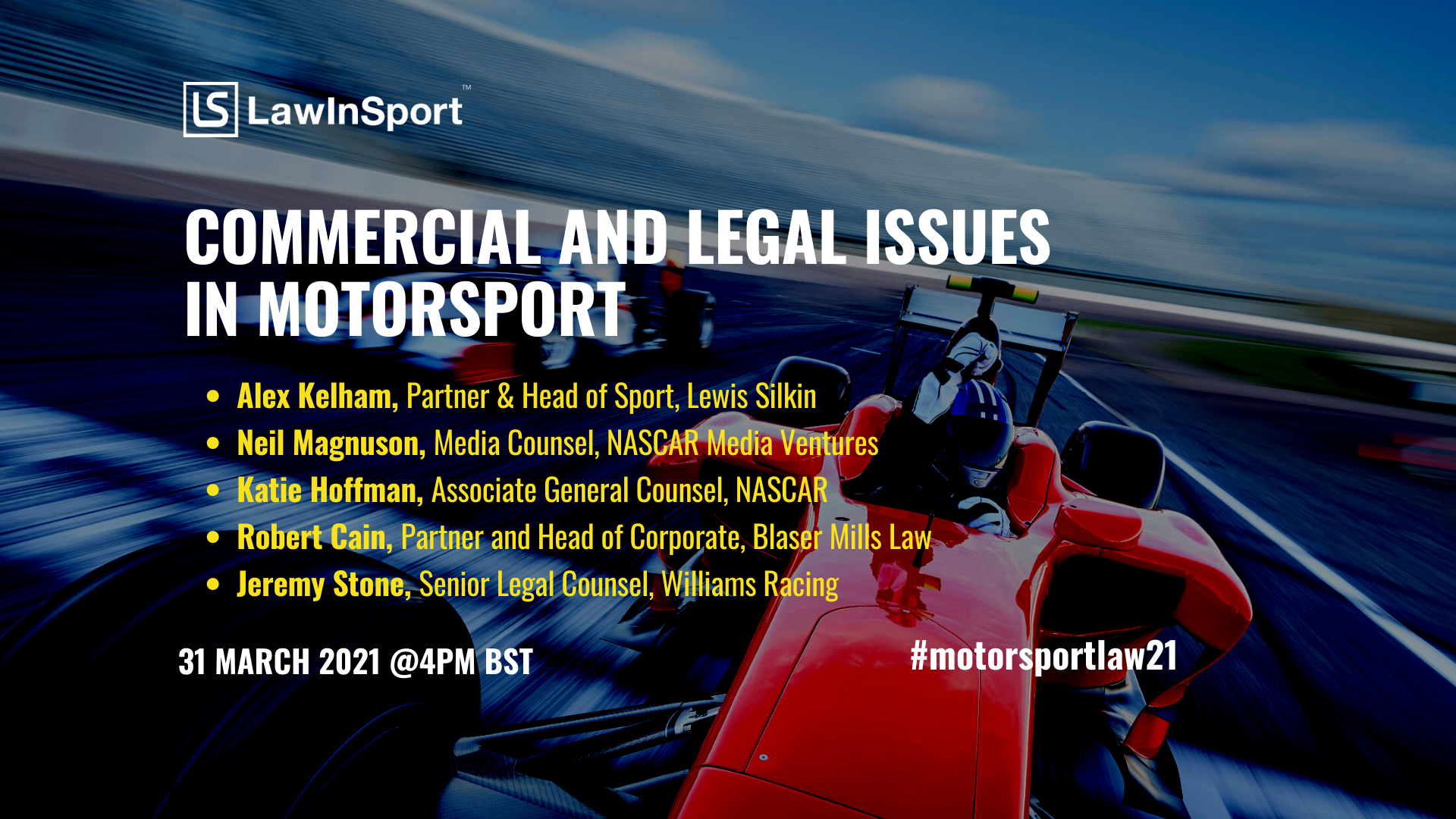 Title image - Commercial & Legal Issues In Motorsport 