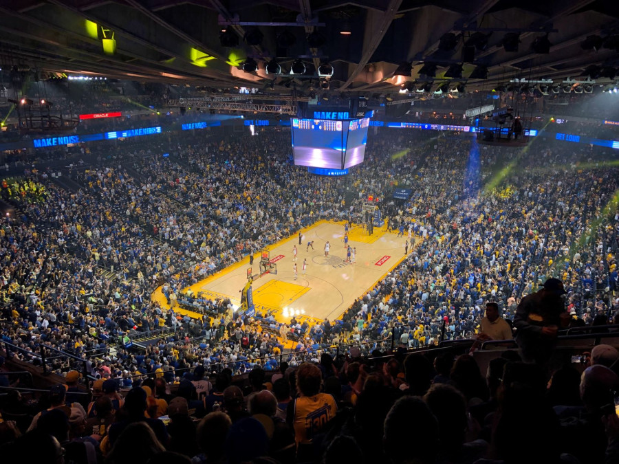 NBA Match In Stadium