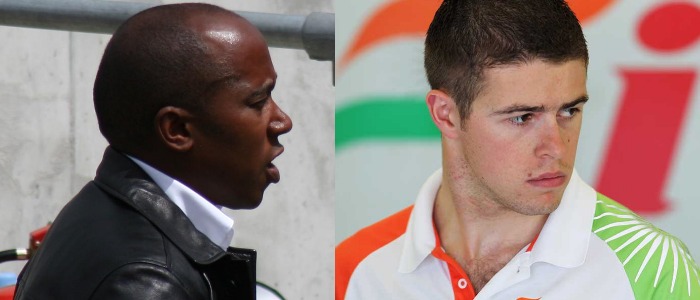 Paul Di Resta and Anthony Hamilton