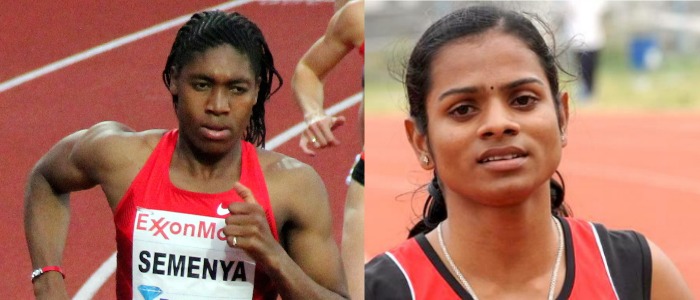 Caster Semenya and Dutee Chand