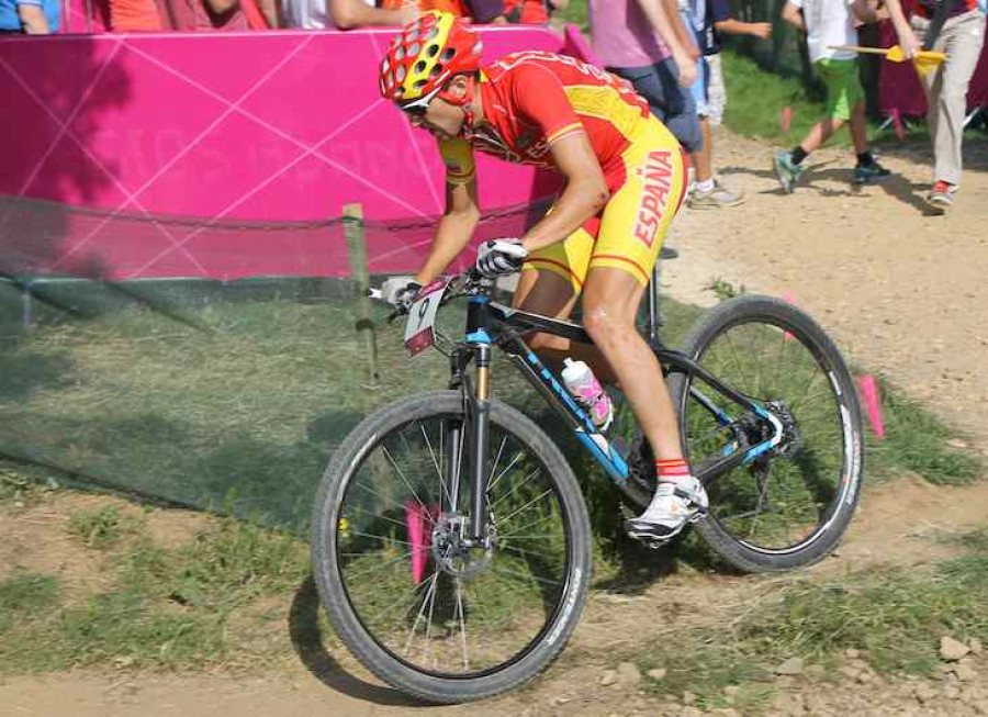 Spanish Mountain Biker at London 2012