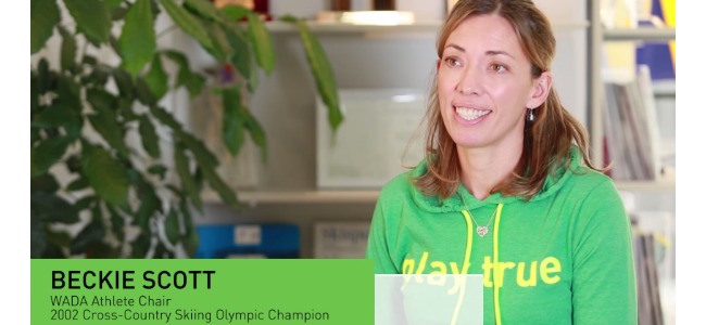 WADA talks with Beckie Scott