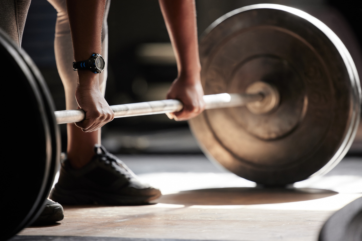 Woman Powerlifting