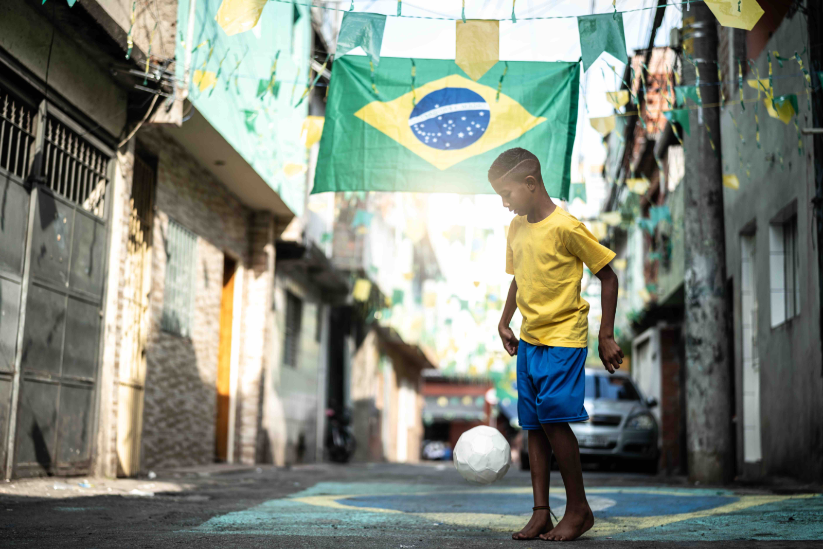 Brazillian Football Boy