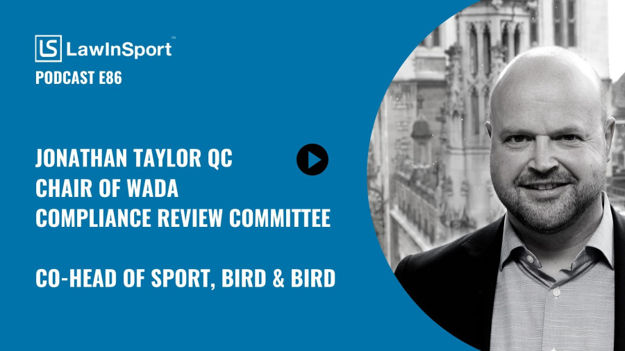 Title image of Jonathan Taylor QC podcast on WADA CRC Recommendations