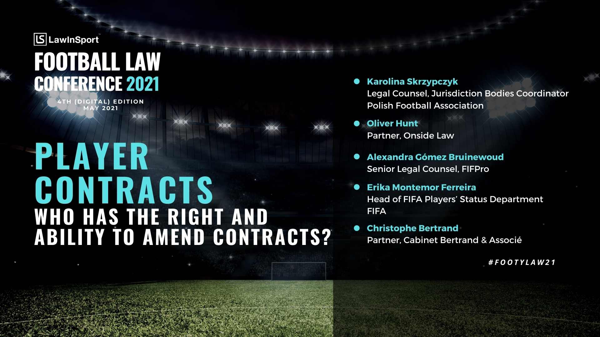 Players Contracts: Who has the rights & ability to amend agency & playing contracts