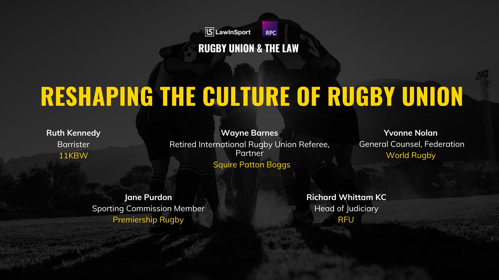 Reshaping the Culture of Rugby Union