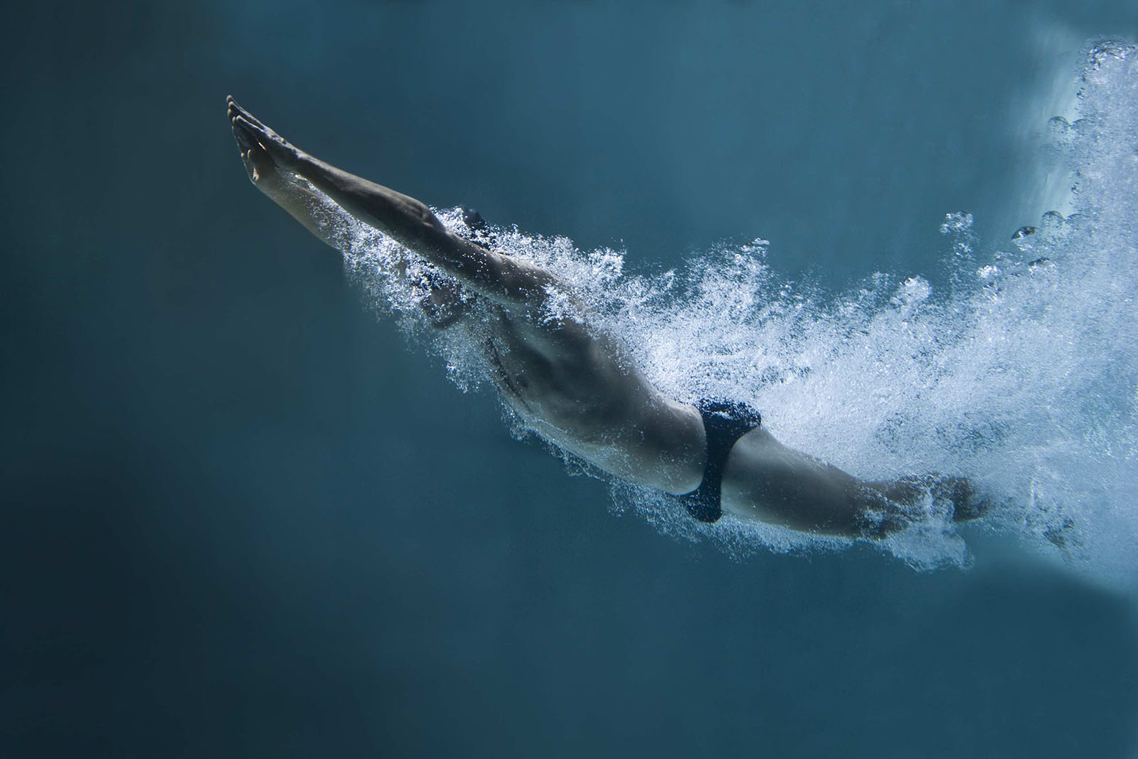 Swimmer Underwater