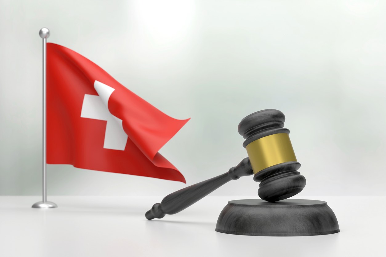 Swiss Flag Gavel